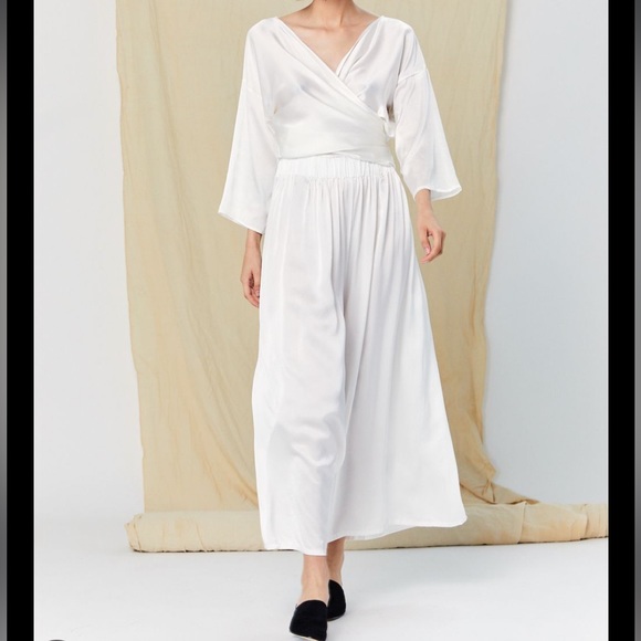 Miranda Bennett Silk Pants sz M - Picture 11 of 11